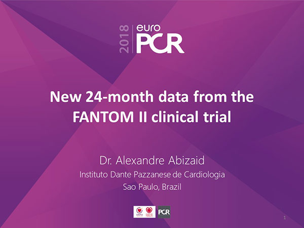 12-month Clinical Results presented at EuroPCR 2017